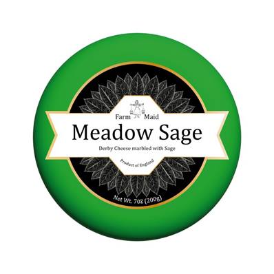Singletons & Co Meadow Sage (Derby Cheese & Sage) Waxed