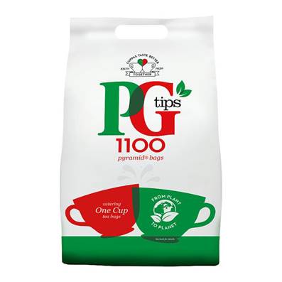 PG Tips 1 Cup Pyramid Tea Bags 1100's